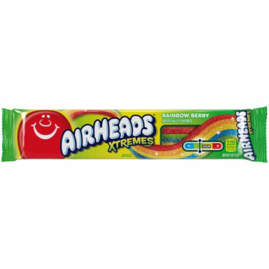 AIRHEADS XTREMES SOUR BELTS RAINBOW BERRY 16 g