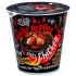 Daebak Ghost Pepper Black Noodles Spicy Chicken Cup - Noodles negri cu aromă de pui picant și ardei Ghost Pepper 79g
