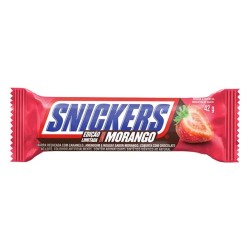 Snickers Morango Strawberry  - Snickers Căpșuni 42g