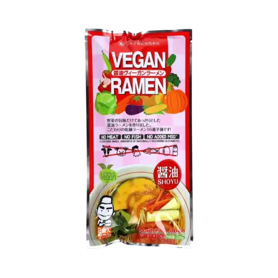 Kurata – Vegan Ramen Shoyu 2×118g -Ramen vegan în stil shoyu 118g