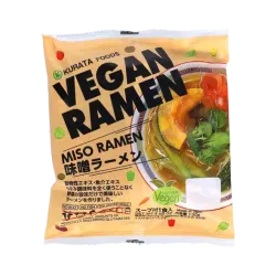 Kurata - Vegan Ramen Miso 130g - Tăiței vegani cu aromă de miso 130g