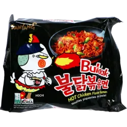 Samyang - Buldak Ramen Original Bag 140g - Ramen coreean extrem de picant Original, pachet 140g