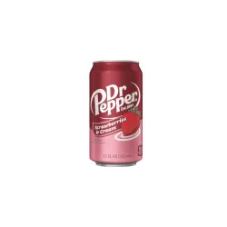 Dr. Pepper Strawberries & Cream 355ml - Bautura cu aroma de capsuni si crema