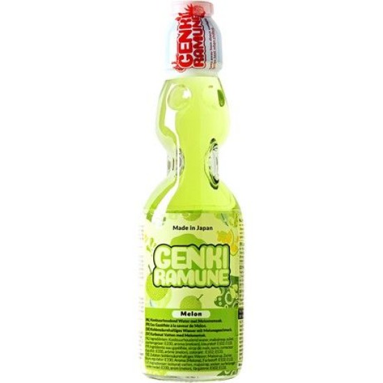 GENKI RAMUNE  Soda Drink Melon - bautura pepene