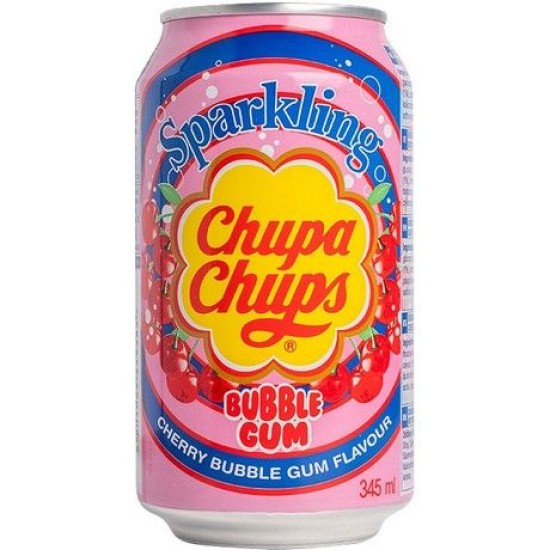 Chupa Chups Sparkling Cherry Bubble Gum - SUC DE CIRESE