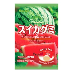 Kasugai Frutia Watermelon Gummy Candy 107g