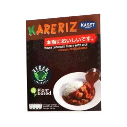 Kaset - Ready to Eat Japanese Curry Vegan 280g - Kaset – Ready to Eat Vegan Japanese Curry with Jasmine Rice 280g