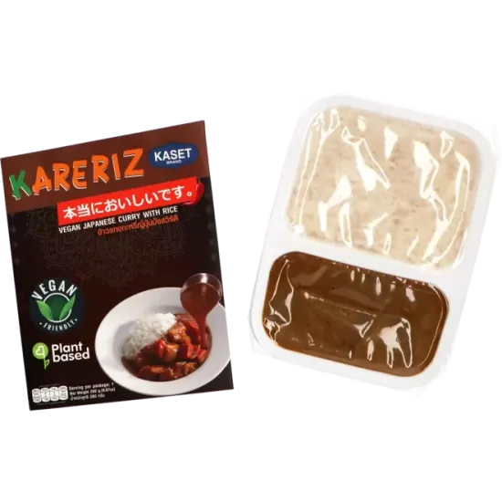 Kaset - Ready to Eat Japanese Curry Vegan 280g - Kaset – Ready to Eat Vegan Japanese Curry with Jasmine Rice 280g