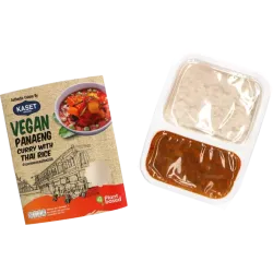 Kaset - Ready to Eat Panaeng Curry Vegan 280g - Kaset – Meniu Vegan Instant cu Orez Jasmine și Curry Panaeng 280g