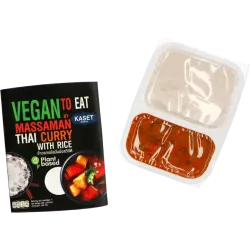 Kaset - Ready to Eat Massaman Vegan 280g - Kaset – Meniu Vegan Instant cu Orez Jasmine și Curry Massaman 280g