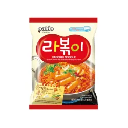 Paldo Rabokki Hot & Spicy Soup Base Ramen 145g - supa instant cu taitei