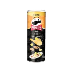 Pringles Black Truffle Velvet Mashed Potato 80g - cartofi cu gust de piure si trufe negre