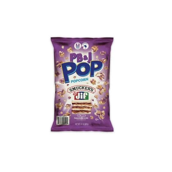 PB&J Peanut Butter & Grape Popcorn - Popcorn cu unt de arahide și gem de struguri 149 g