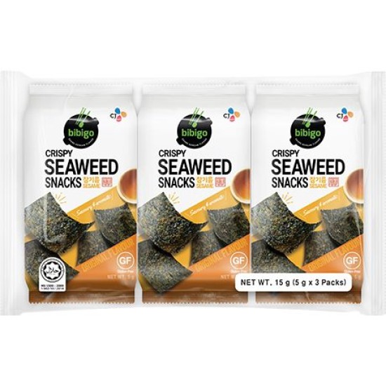 BIBIGO  Seaweed Snack Crispy Original