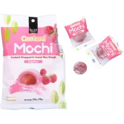 Royal Family - Custard Mochi Raspberry 110g - Royal Family – Custard Mochi Zmeură 110g