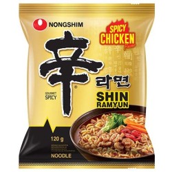 NONGSHIM  Instant Noodles Shin Ramyun Chicken - Tăiței Instant Shin Ramyun cu Pui