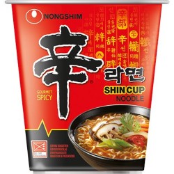 NONGSHIM  Instant Noodles Shin Cup ES/IT/SE/NO - Tăiței Instant