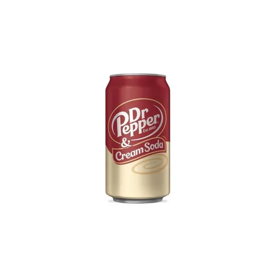 Dr. Pepper Cream Soda 355ml - Bautura cu crema de lamaie si cola