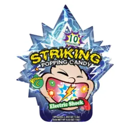 Striking Popping Candy Electric Shock - Bomboane efervescente Striking Electric Shock, 15g