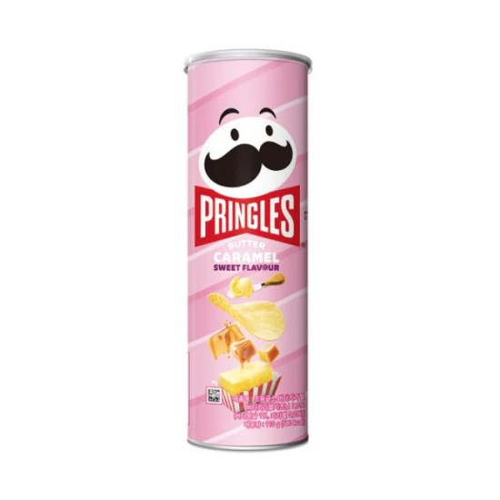 Pringles Chips Butter Caramel - Pringles Chips cu Aromă de Unt și Caramel 110g