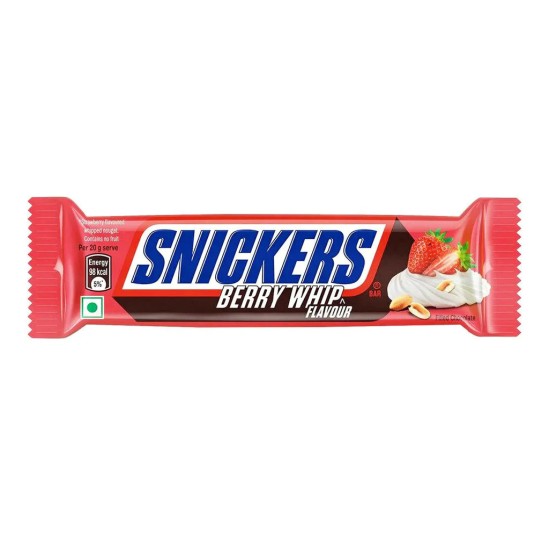 SNICKERS BERRY WHIP FALVOUR - SNICKERS Aromă de Fructe de Pădure 40g