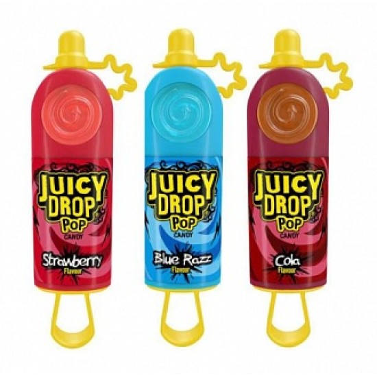 Bazooka Juicy Drop Pop Mixed Flavours 26g - bomboane tari si lichide