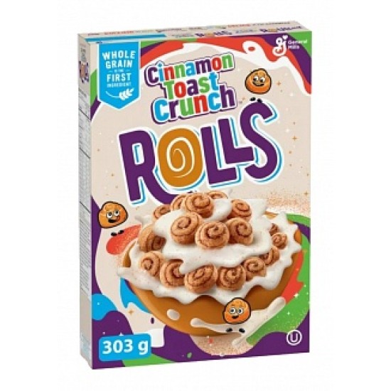 Toast Crunch Cinnamon Minis 349g - Cereale integrale cu aromă de scorțișoară