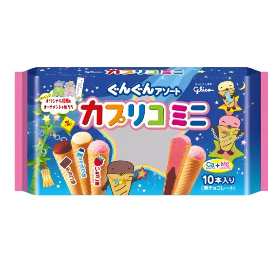 GLICO CAPLICO Mini Star Biscuit Stick - Bete de biscuiți Mini Star