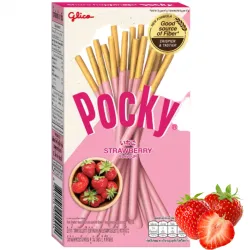 GLICO Strawberry Biscuit Stick - biscuiti cu aroma de capsuni