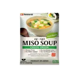Supă Miso Instant Hanamaruki cu Ceapă Verde 54,9 g - Hanamaruki Instant Miso Soup with Green Onions 54.9g