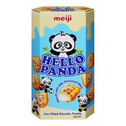 Hello Panda Milk 50g - Biscuiți cu Umplutură Cremă cu Aromă de Lapte
