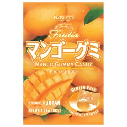 Kasugai Frutia Mango Gummy Candy 102g