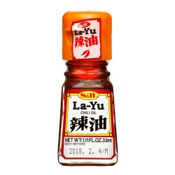 S&B La-Yu Chili Oil 33ml - Ulei Chili S&B La-Yu 33ml 