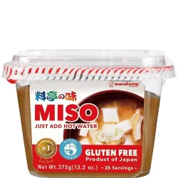 MARUKOME RYOTEI NO AJI MISO GLUTEN FREE 375g - Miso japonez fără gluten 375g 