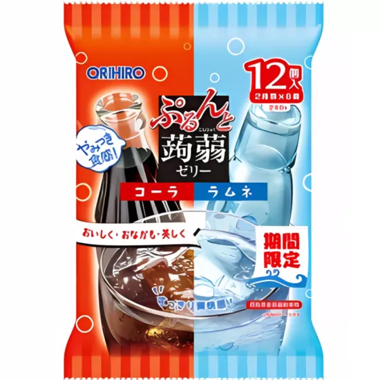 ORIHIRO Cola & Ramune Prune Konjac Jelly