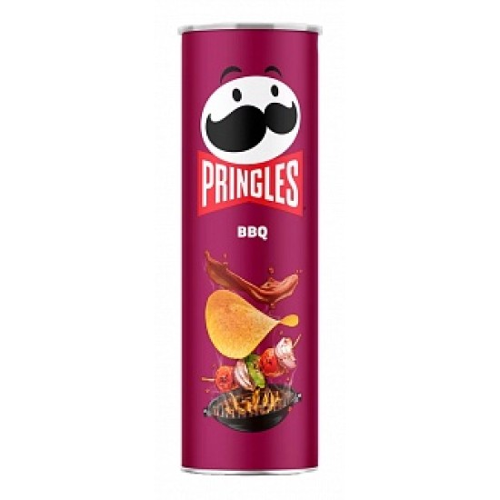Pringles BBQ 158g - Gustare Savuroasă din Cartofi cu Aromă de Barbeque