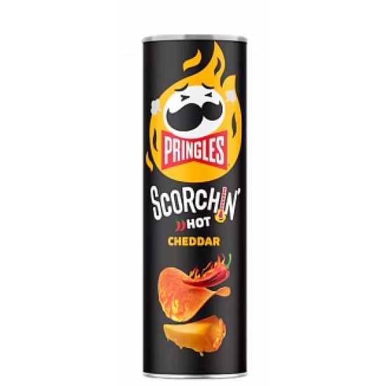 Pringles Scorchin' Cheddar 158g