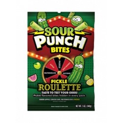 Sour Punch Bites Pickle Roulette 142g - Bomboane Gumate