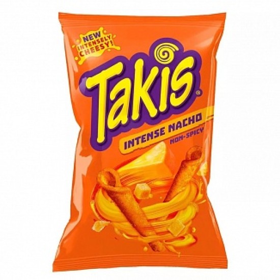 Takis Intense Nacho 100g – gustare din porumb prajit cu aroma de branza