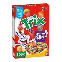 Trix Fruity Shapes 303g - Cereale integrale cu aromă de fructe