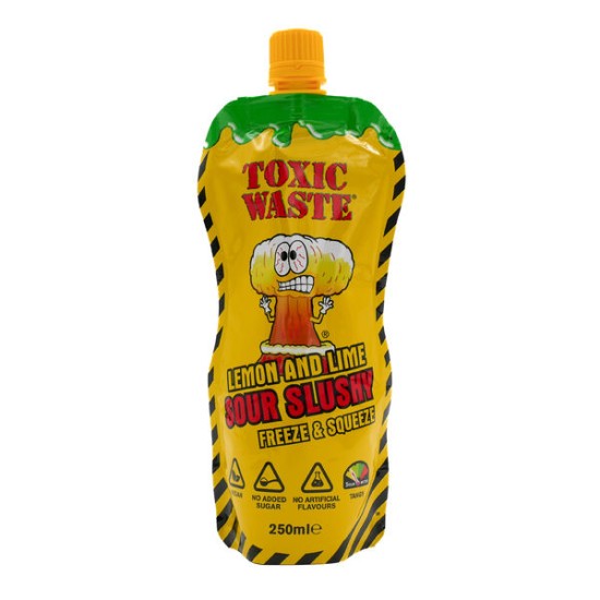 Toxic Waste Slush Lemon & Lime 250ml - bautura cu gust de lamaie si lime