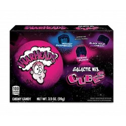 Warheads Cubes Galactic 99g - bomboane masticabile acrișoare cu aromă de fructe