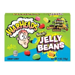 Warheads Sour Jelly Beans TB - Jeleuri acide Warheads TB 113g
