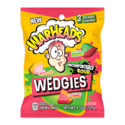 Warheads Wedgies Peg Bag 127g - Jeleuri acide Warheads