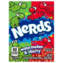 Nerds Watermelon & Wild Cherry - Nerds Pepene Verde & Cireașă Sălbatică 46 g