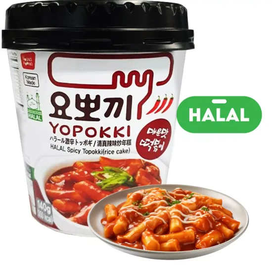 YOUNGPOONG Halal Hot & Spicy Tteokbokki