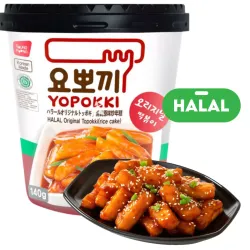 YOUNGPOONG Halal Sweet & Spicy Tteokbokki - dulce si picant